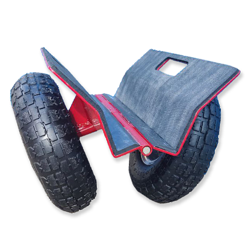 Тележка для транспортировки стекла, самозажимная